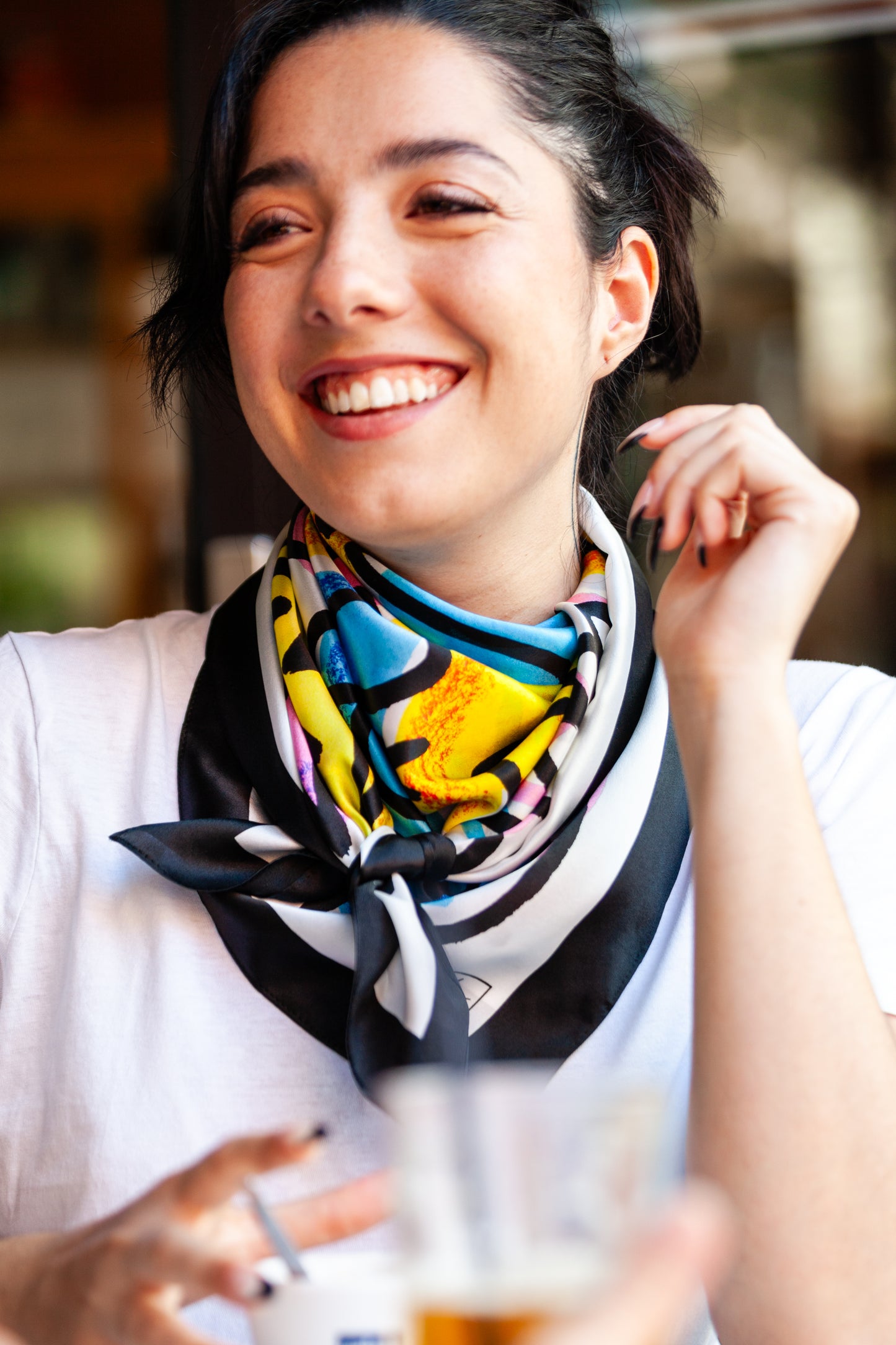 Silk scarf · 90 · POP